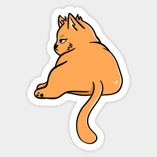 Orange Cat Sticker